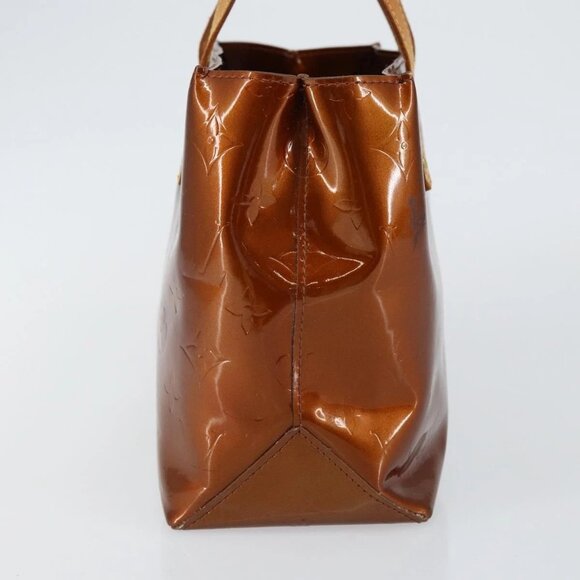 LOUIS VUITTON Monogram Vernis Reade PM Hand Bag Bronze M91146 LV Auth SW1525 - Picture 6 of 16